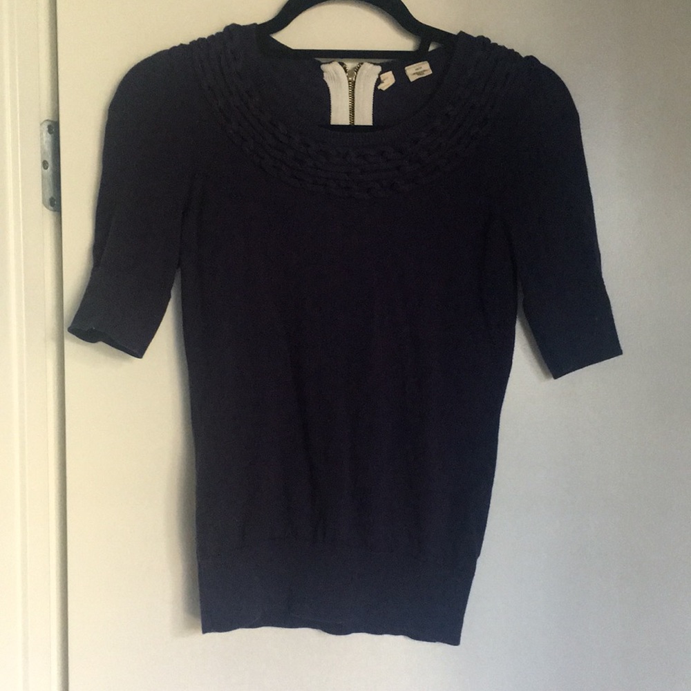Moth navy blue top